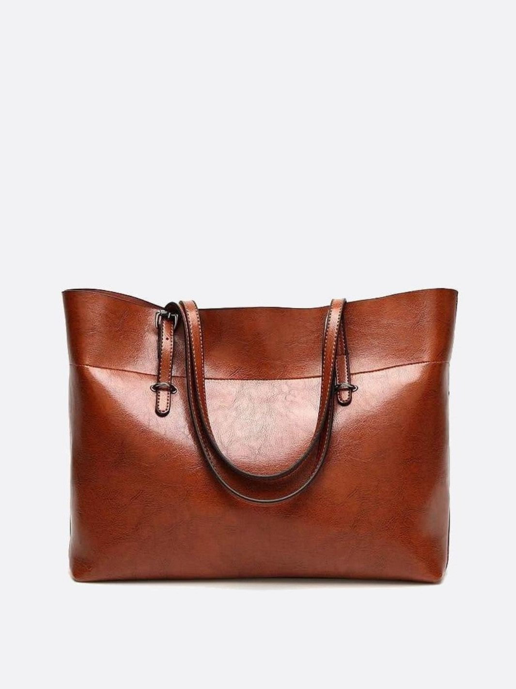 Sac cabas cuir camel